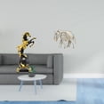 thumbnail image 2 of Colección De Esculturas De Animales Modernos, Estatua De Elefante Y Caballo De Madera, Adorno De Mesa Tallado A Mano, Centro De Mesa Para Sala De Estar, Escritorio, Dormitorio, Recuerdos., 2 of 8