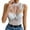 White-22, variant on REALiKUN Women Teddy Lingerie Sexy Snap Crotch Lace Bodysuit Halter One Piece Lingerie Top with Underwire Push Up Bra