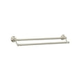 thumbnail image 4 of Moen Sage Collection Wall Mounted Double-Towel Bar, Brushed Nickel, 4 of 5