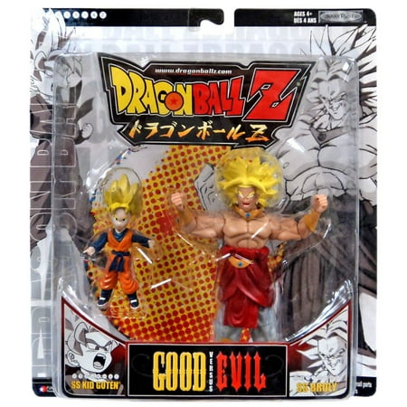 Dragon Ball Super Saiyan SS Kid Goten vs. SS Broly Action Figure 2-Pack