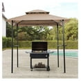 thumbnail image 6 of 8x5 Ft Grill Gazebo Replacement Canopy Top Cover Double Tiered BBQ Shade Cover (for 8x5 Ft Grill Gazebo Frame, ), 6 of 6