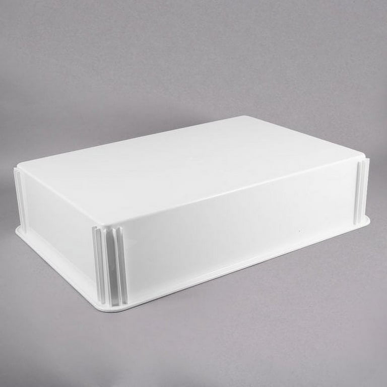 Cambro DB18263P148 18 x 26 x 3 White Polypropylene Pizza Dough Proofing  Box