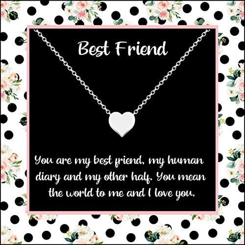 Necklace for best friends Bestie birthday gift Friendship necklace My bff gifts for best friend ever Friendship To My Bestie