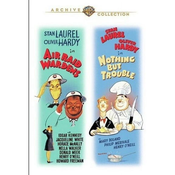Air Raid Wardens / Nothing But Trouble (DVD), Warner Archives, Comedy