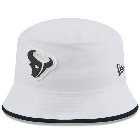 Men's New Era  White Houston Texans 2025 NFL Training Camp Stretch Bucket Hat