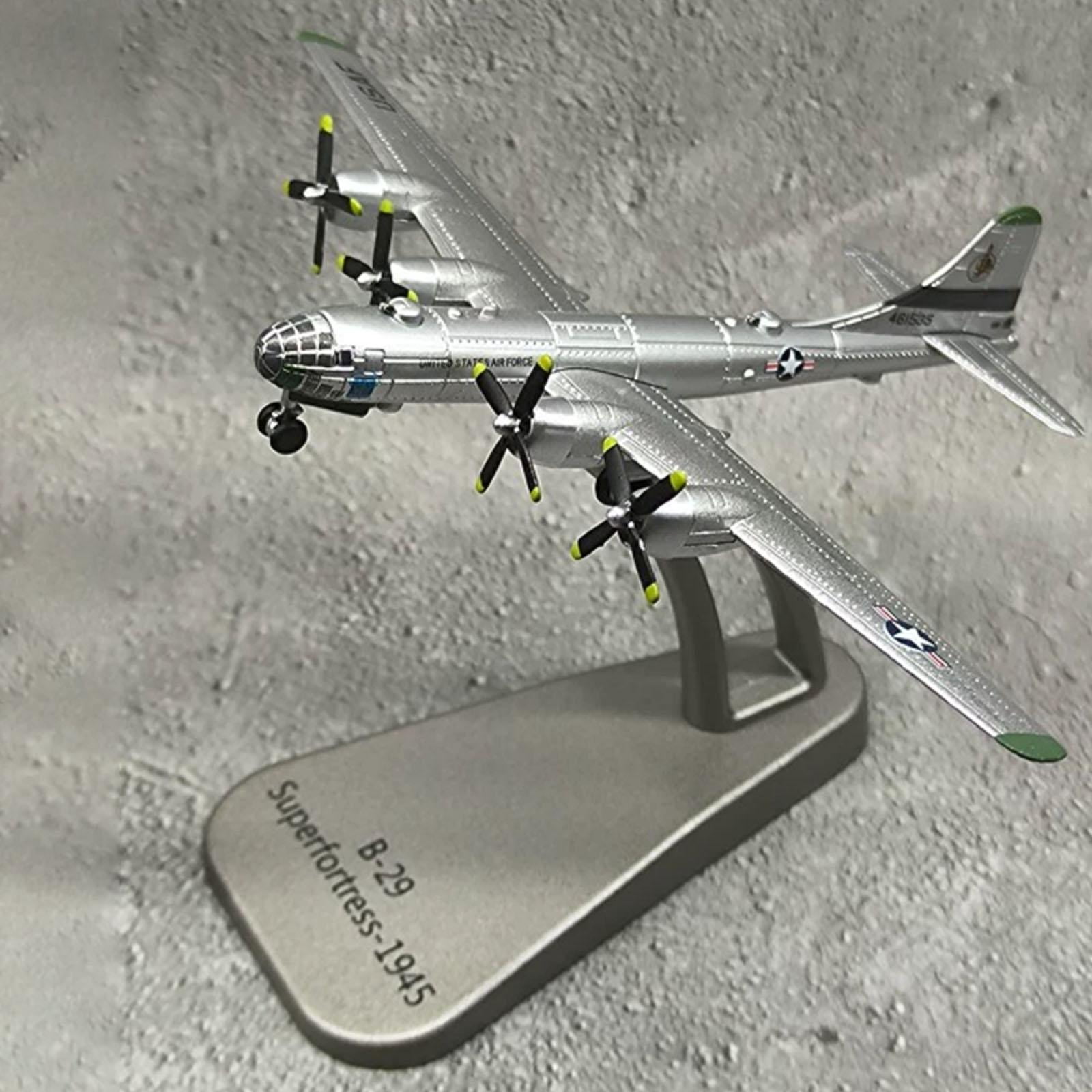 NATEFEMIN Detailed US B 29 Superfortress Alloy Aircraft Model 1 300 Scale with Little Boy Missile Aviation Enthusiasts Home Decoration