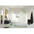 thumbnail image 3 of Glass Warehouse Gold 34" x 58", 3/8" Thick Clear Frameless Shower Door, 3 of 7