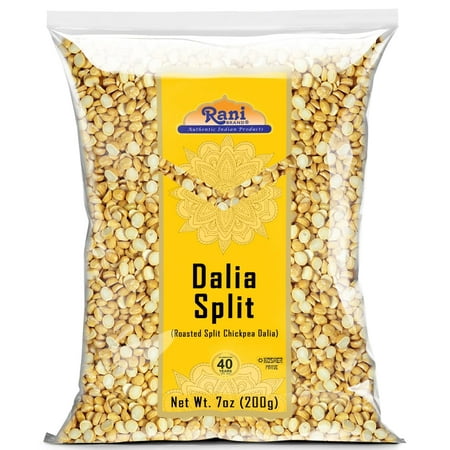 Rani Daliya Split (Roasted Split Chickpeas Dalia) 7oz (200g) ~ All Natural | Vegan | Kosher | Indian Origin