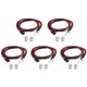 thumbnail image 1 of 5PCS 2LED 5mm Headlights RC Accessory LED Lights for 1/10 Model Drift Car Vehicle, Blue, 1 of 5