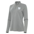 thumbnail image 2 of Women's Antigua  Gray New York Giants Reprocess Quarter-Zip Top, 2 of 4