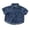 a-Dark Blue26872, variant on Boys Kids Denim Button Down Shirt With Spread Collar Short Sleeve Dual Patch Pockets Curved Hem Casual Loose Fit Top For Daily Wear Classic Top