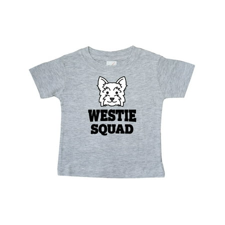 

Inktastic Dog Westie Squad Gift Baby Boy or Baby Girl T-Shirt