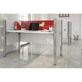 thumbnail image 3 of Bestar Pro-Biz Melamine/Metal Workstation in White and Red, 3 of 7