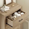 thumbnail image 5 of Homfa Wood Tall Dresser with 6 Drawers, 52.9''H Narrow Dresser for Bedroom, Storage Cabinet for Living Room, Oak, 5 of 8