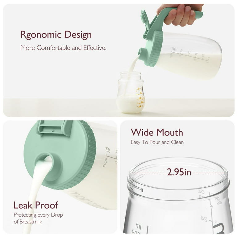 Momcozy Breast Milk Pitcher, Resistant to Heat and Cold, 1 Quart