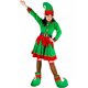 thumbnail image 5 of Disfraz de elfo verde para fiesta familiar de Navidad, disfraz de Papá Noel, vestido de terciopelo, sombrero, cinturón, pantimedias, orejas, traje de Año Nuevo 2025, 5 of 5