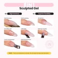 thumbnail image 2 of Gel Builder Beetles Nude Pink para extensiones de uñas, 30 ml, 2 of 7