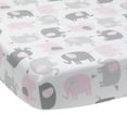 thumbnail image 5 of Bedtime Originals Eloise 3-Piece Crib Bedding Set - Pink, Gray, White, Animals, 5 of 6