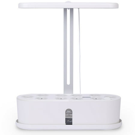 

Hydroponics Growing System With Led Grow Light 2.5L Water Tank 16H Timing 10 Cells Indoor Herb Garden Starter Kit