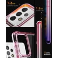 thumbnail image 2 of CaseBorne ArmadilloTek S Compatible with Samsung Galaxy A72 5G Hybrid Clear Case (2021 Release) - Gradient Pink, 2 of 6
