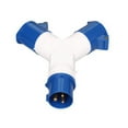 thumbnail image 1 of 2-Way Splitter 16A 220V Ip44 2 Way 3 Pin Industrial Site & Wall Socket, 1 of 9