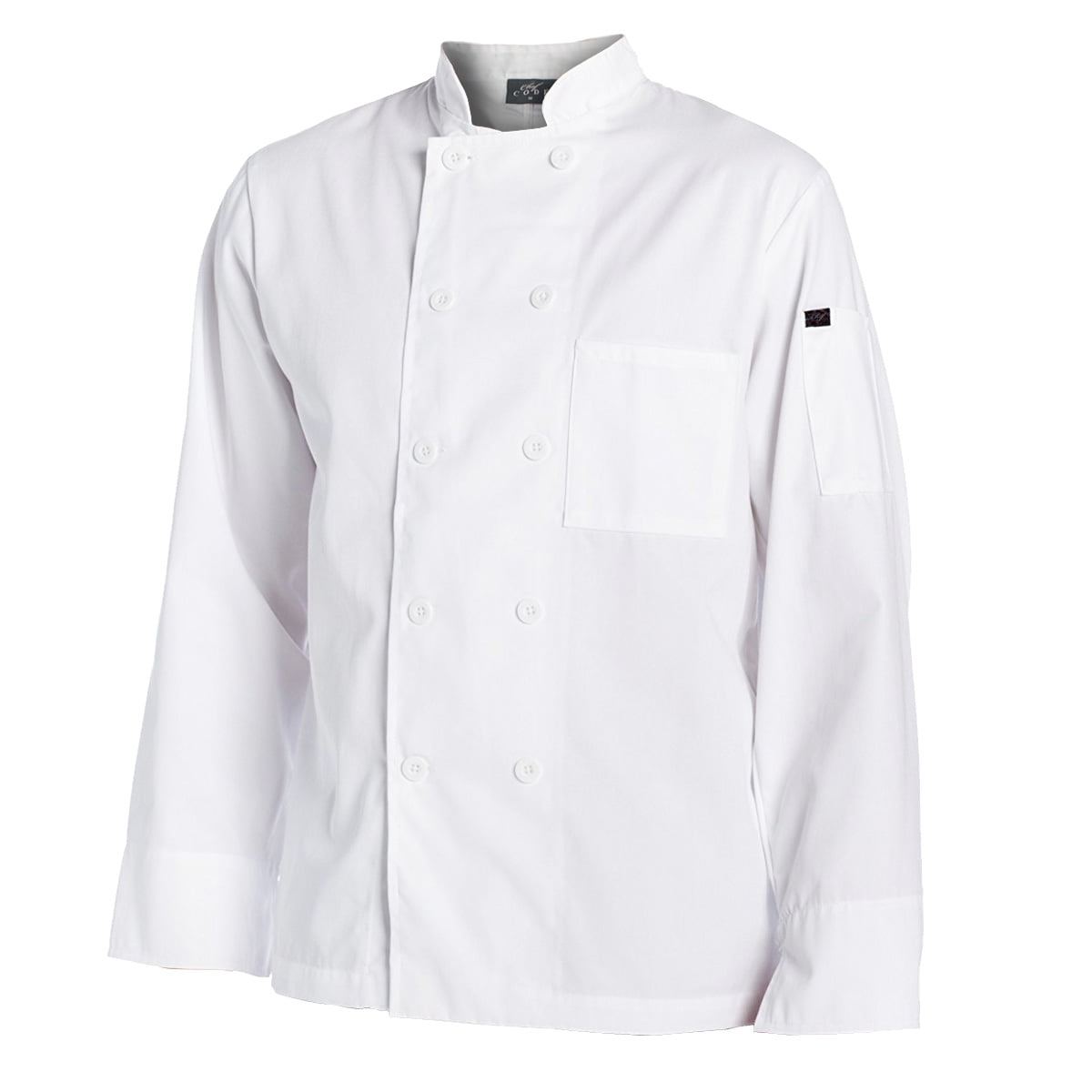 Chef Code Men's 10 Pearl Button Classic Chef Coat CC122 by