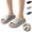 Gray, variant on Mfakffe Shower Shoes Open Toe Non Slip Slides Comfy Waterproof Slip on Sandals Lightweight Pool Slippers