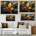 thumbnail image 4 of Designart "Colorful Leaves composition IV" Modern Floater Framed Canvas Wall Art, 4 of 7