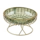 thumbnail image 1 of Cesta de alambre de metal para frutas, verduras, aperitivos, pan, cesta de almacenamiento decorativa para Verde m, 1 of 6