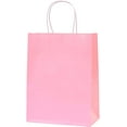 thumbnail image 2 of 96 Pack Pink Gift Bags (10.5x8x4.25 In): Bulk Medium Kraft Paper Bags with Handle for Shopping Bag, Party Favor Bags, Treat Bags, Goodie Bag, Business Tchotchkes, Special Occasion & More, 2 of 6