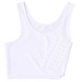 thumbnail image 3 of Jiyugala Fashion Compression Chest Binder Women Sleeveless Vest Solid Short Tank Tops, 3 of 5