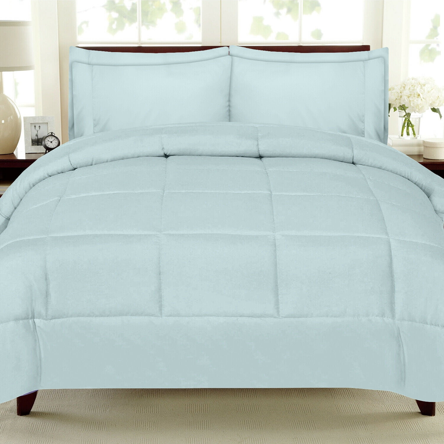 Lg Color Selection 7 Piece Bed-In-A-Bag Down Alternative Comforter & Sheet Set 