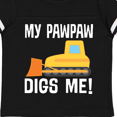 thumbnail image 4 of Inktastic My Pawpaw Loves Me Grandson Construction Truck Boys Toddler T-Shirt, 4 of 5