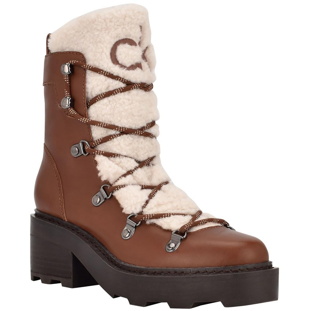 Daven genuine shearling lace up boot sale