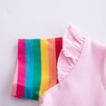 thumbnail image 7 of KAWELL Cotton Girls Flower Rainbow Short Sleeve Dresses Butterfly Animal for Kids 3-8 Years, 7 of 7