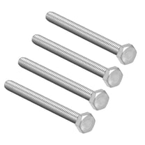 Uxcell M8-1.25 x 150mm Hex Screw Bolts A2-70(304) Stainless Steel 4 Pack
