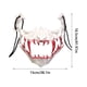 thumbnail image 2 of Máscara de terror TBKOMH decoración facial de Halloween máscara de resina de calavera de media cara, 2 of 2