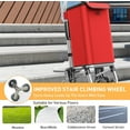 thumbnail image 4 of 2 in 1 Shopping Cart for Groceries, 110 lbs Grocery Cart on Wheels, Foldable Shopping Cart with 6 Wheels, Load-Bearing Hand Truck with Black Waterproof Bag for Shopping, Camping, Garden, 4 of 15
