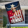 thumbnail image 4 of FLAGWIX American Flag - Texas Longhorn American Flag THN3685F - House Flag (29.5" x 39.5"), 4 of 4