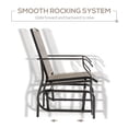 2 Pack Outdoor Rocking Chairs, All-Weather Breathable Mesh Patio ...
