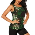 thumbnail image 2 of Fotbe Camouflage Skull Blusas Sin Mangas para Mujer – Estilo Casual, Corte Suelto, Slim-Fit, Cuello Redondo Deportivo, Tops de Verano para Gimnasio y Yoga-Small, 2 of 7