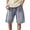 Grey@GC@, variant on CONZONE Mens Casual Denim Shorts Buttons Short Distressed Jeans for Men Solid Color Lightweight Loose Fit Streetwear Denim Shorts With Pockets