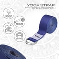 thumbnail image 2 of RDX 8ft Yoga Strap with D-Ring Buckle, Durable Polyester Cotton Adjustable Belts for Stretching P, F16, 2 of 5