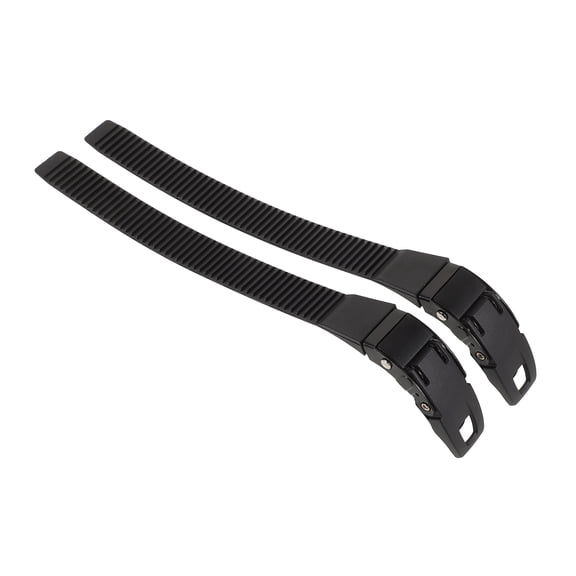 KAKOWELY 2 Sets Roller Skates Straps Black Nylon Pvc Durable Use For Skating