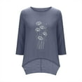 thumbnail image 4 of Ailaofu Womens Summer Tops 2026 Crew Neck Mid-Sleeve Tops Blouses Spring Fashion, 4 of 7