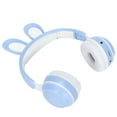 thumbnail image 4 of Earphone, HD Sereo Sound  Ear Headphones Long Battery Life  For PC For Online Learning For Tablet White ,Blue,Green,Purple,,White, 4 of 8