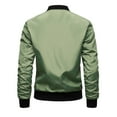 thumbnail image 4 of Dpytoraw Male Solid Color Autumn And Winter Long Sleeved Jacket With Windproof Zipper Cover Baseball Jacket, 4 of 4