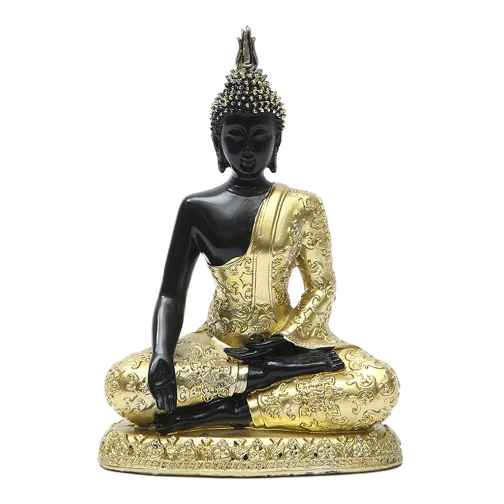 BUDDHA STATUE 3" Bronze Resin Sakyamuni HIGH QUALITY Figurine Buddhist Icon NEW 