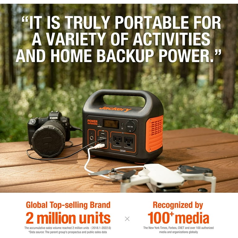 Jackery Explorer 290 Plus Portable Power Station with Automobile Battery  Charging Cable 