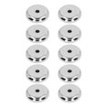 thumbnail image 1 of 10 Imanes de Disco ZHCH NdFeB Acero Inoxidable Plata, 1 of 5